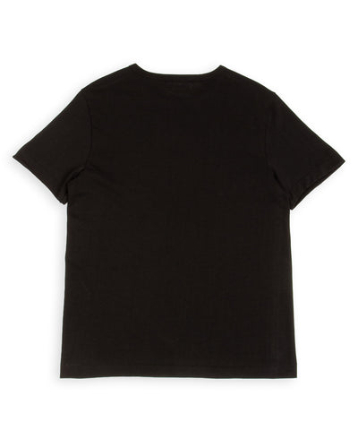 215 Loopwheeled Classic Fit Midweight Tee - Deep Black
