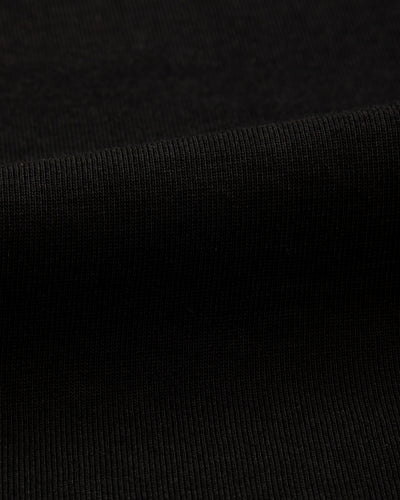 215 Loopwheeled Classic Fit Midweight Tee - Deep Black