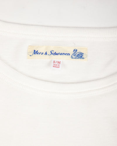 215 Loopwheeled Classic Fit Midweight Tee - White