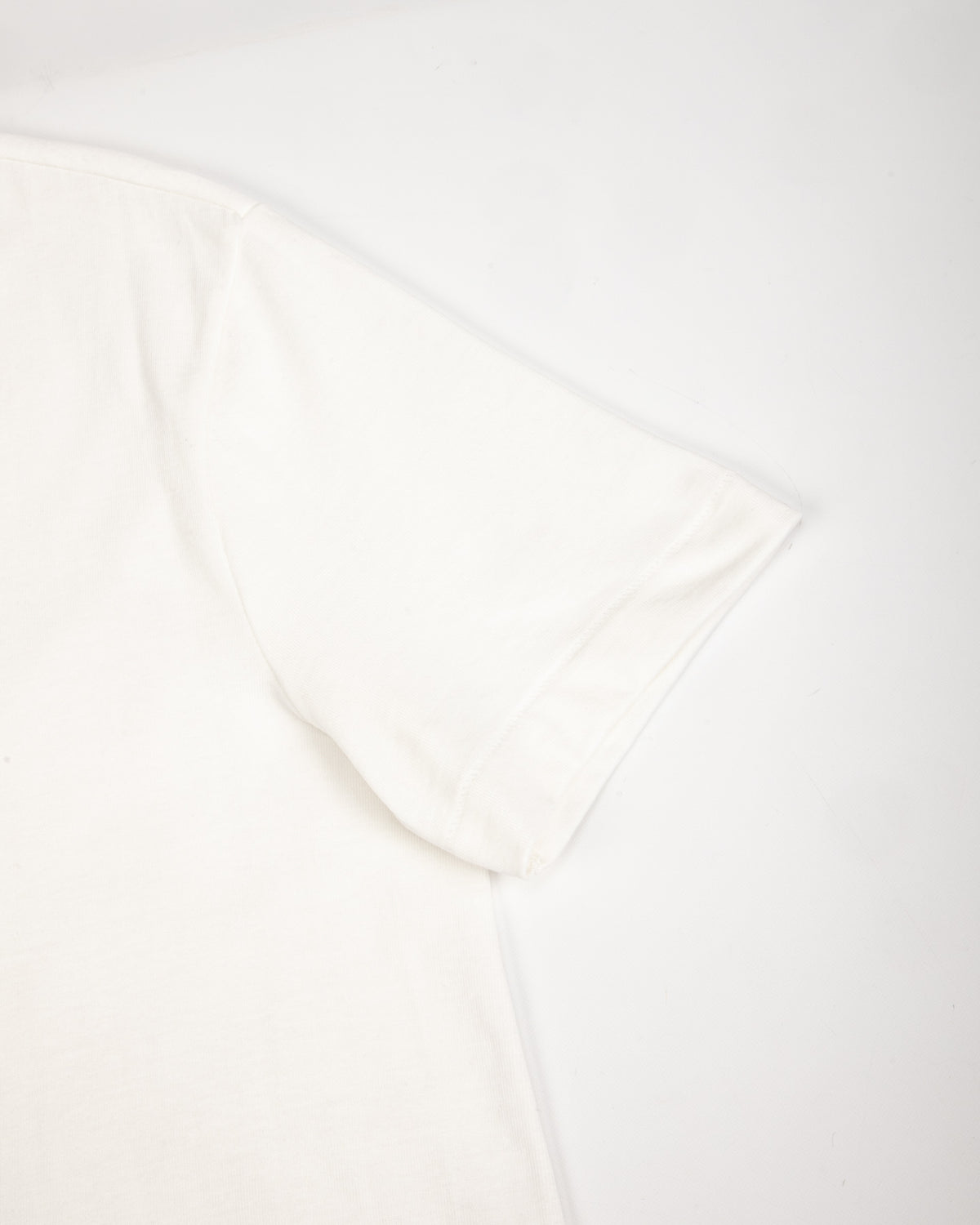 215 Loopwheeled Classic Fit Midweight Tee - White