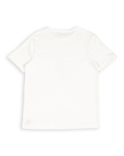215 Loopwheeled Classic Fit Midweight Tee - White