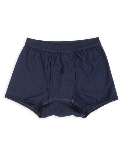 254 Loopwheeled Loopwheeled Boxer Brief - Ink Blue