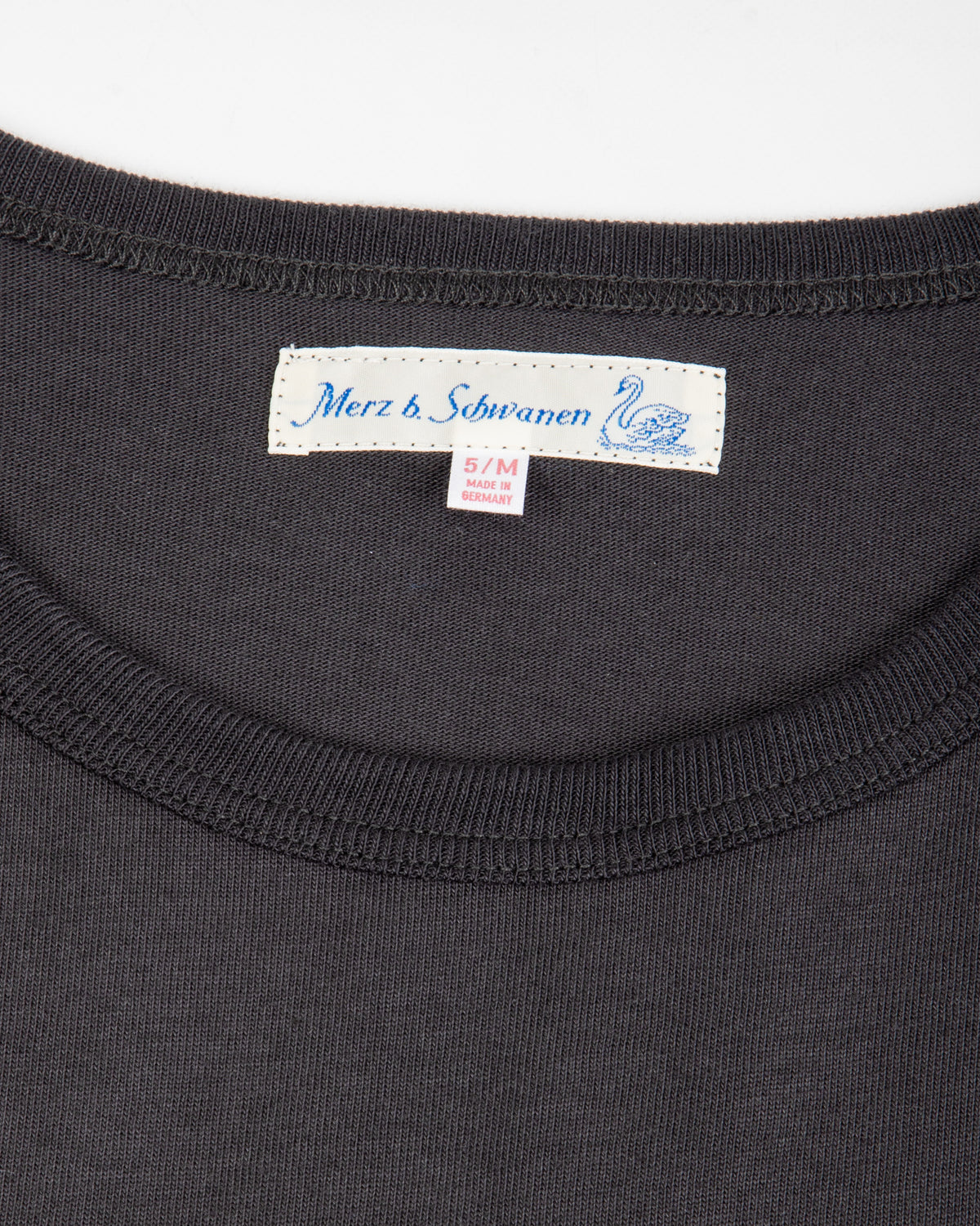 2M15C Cropped Vintage Machine Jersey T-Shirt - Charcoal