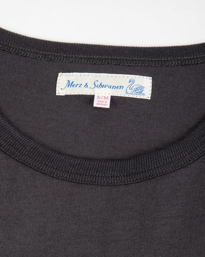 2M15C Cropped Vintage Machine Jersey T-Shirt - Charcoal