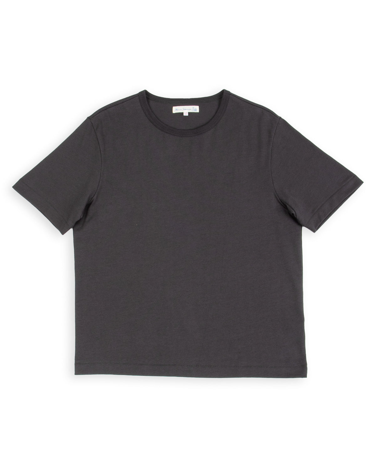 2M15C Cropped Vintage Machine Jersey T-Shirt - Charcoal