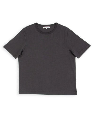 2M15C Cropped Vintage Machine Jersey T-Shirt - Charcoal
