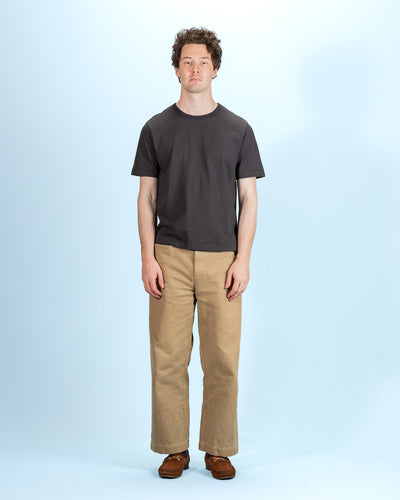 2M15C Cropped Vintage Machine Jersey T-Shirt - Charcoal