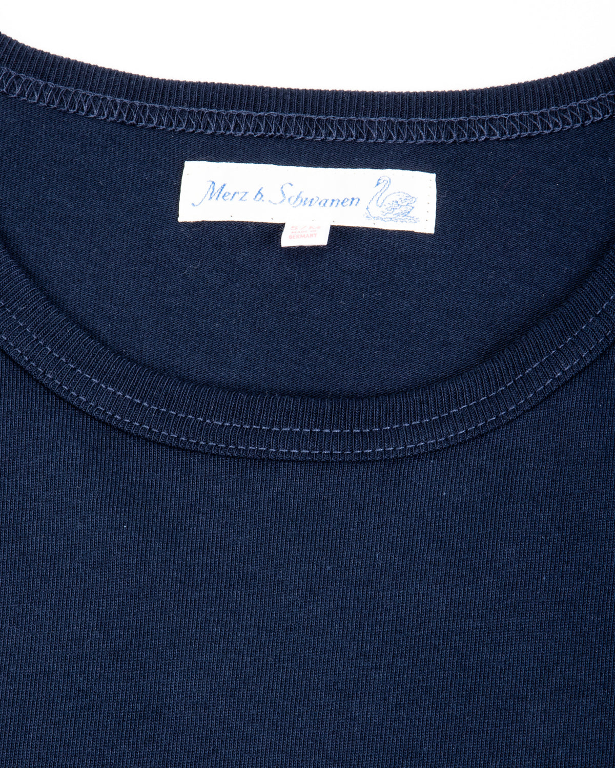 2M15C Cropped Vintage Machine Jersey T-Shirt - Ink Blue