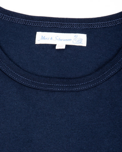 2M15C Cropped Vintage Machine Jersey T-Shirt - Ink Blue