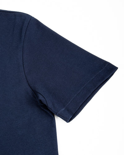 2M15C Cropped Vintage Machine Jersey T-Shirt - Ink Blue