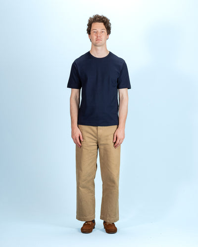 2M15C Cropped Vintage Machine Jersey T-Shirt - Ink Blue
