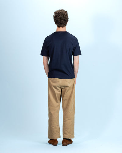 2M15C Cropped Vintage Machine Jersey T-Shirt - Ink Blue