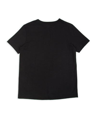 Merz b. Schwanen 1940s Relaxed Fit Loopwheeled Tee - Deep Black - Standard & Strange