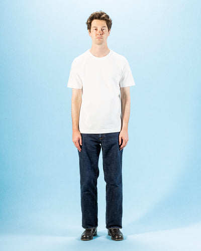 Merz b. Schwanen 214 Classic Fit Loopwheeled 7.2 oz tee - White - Standard & Strange