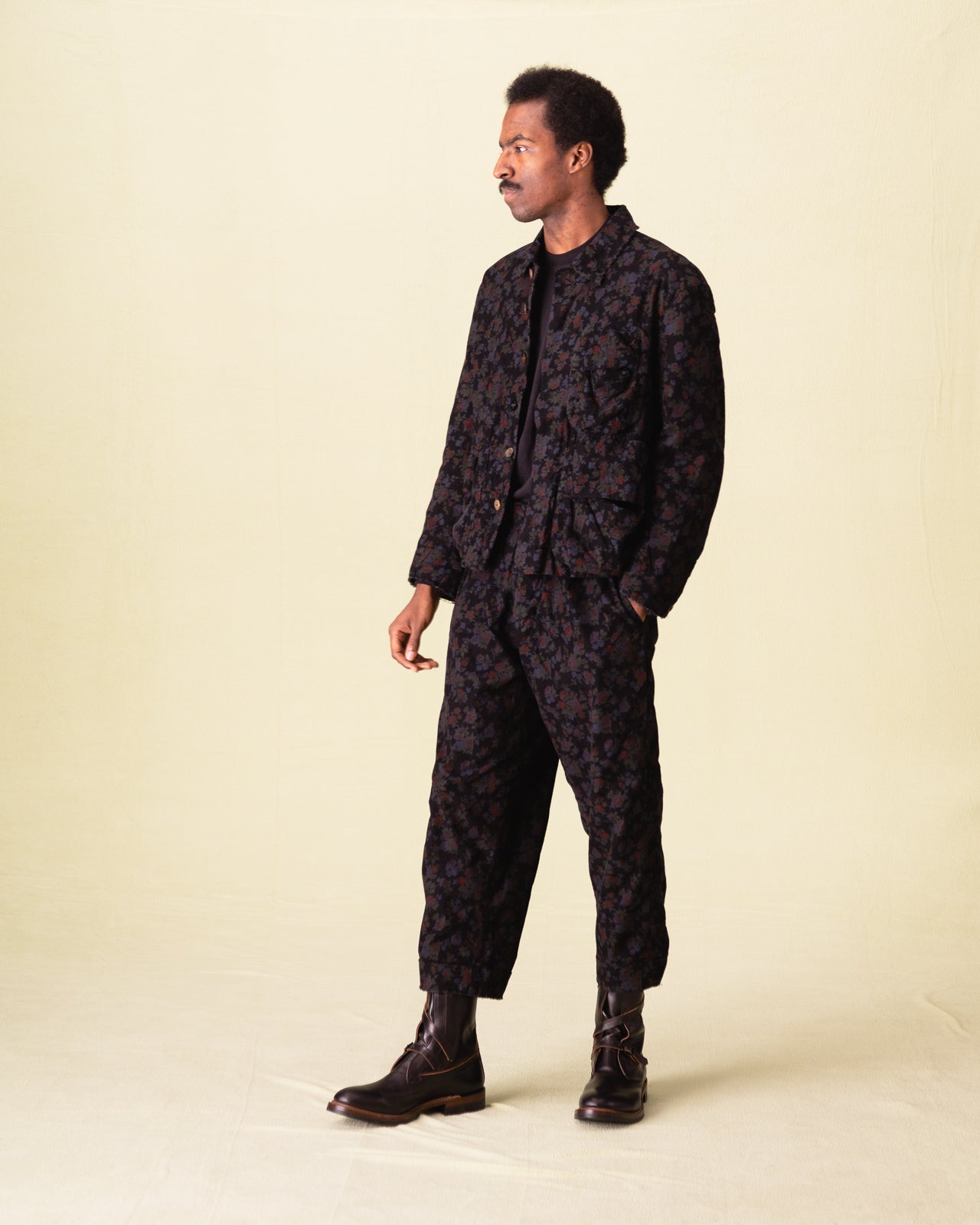 Monad London Moore Hunting Jacket - Overdyed Black Corduroy - Standard & Strange