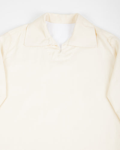 Monad London Newman P/O Shirt - White Botany Serge Wool - Standard & Strange