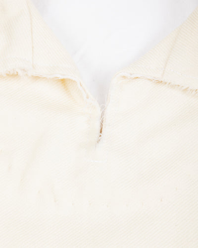 Monad London Newman P/O Shirt - White Botany Serge Wool - Standard & Strange