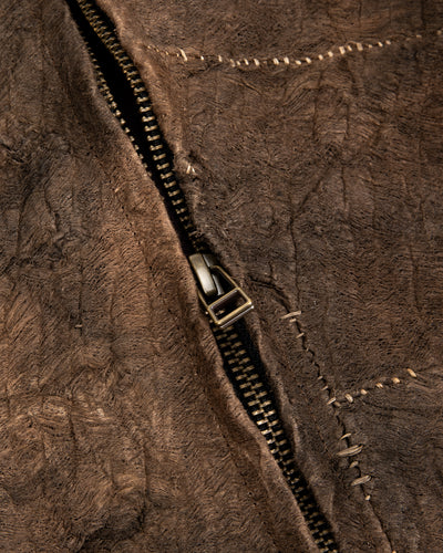 Monad London Stefan Jacket - Experimental Mud Dyed Bark Cloth - Standard & Strange