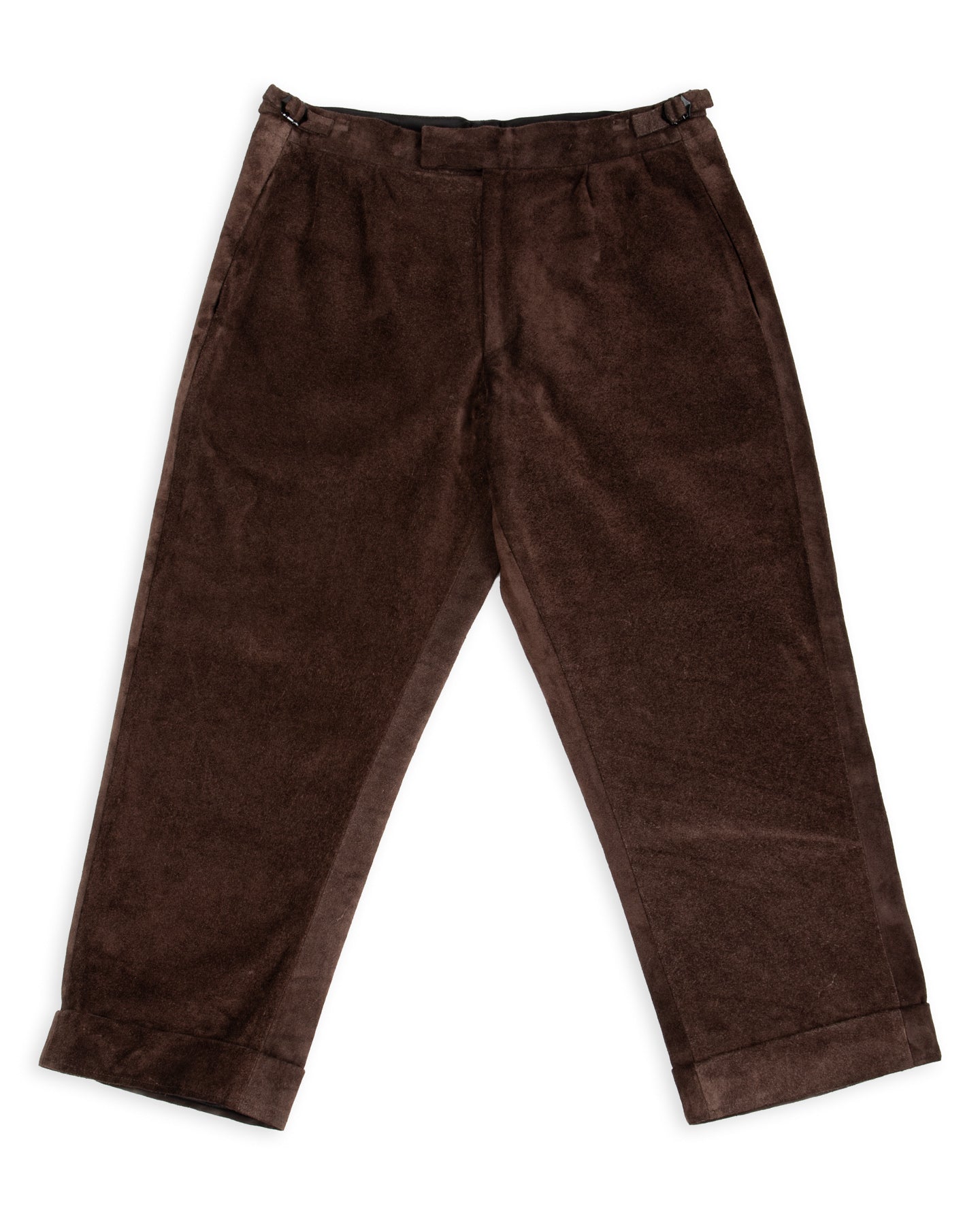 Monad London Wysman Pant - Brown British Calf Roughout - Standard & Strange