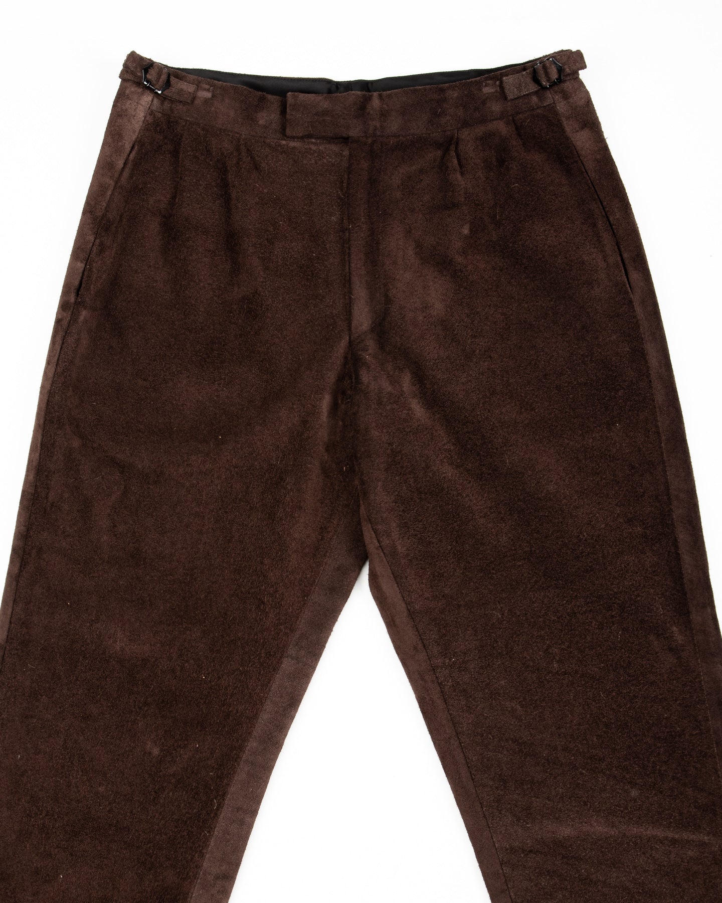 Monad London Wysman Pant - Brown British Calf Roughout - Standard & Strange