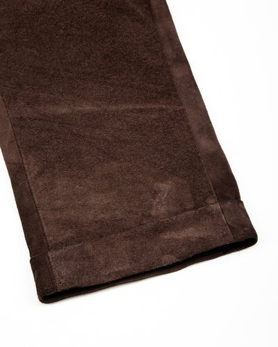 Monad London Wysman Pant - Brown British Calf Roughout - Standard & Strange