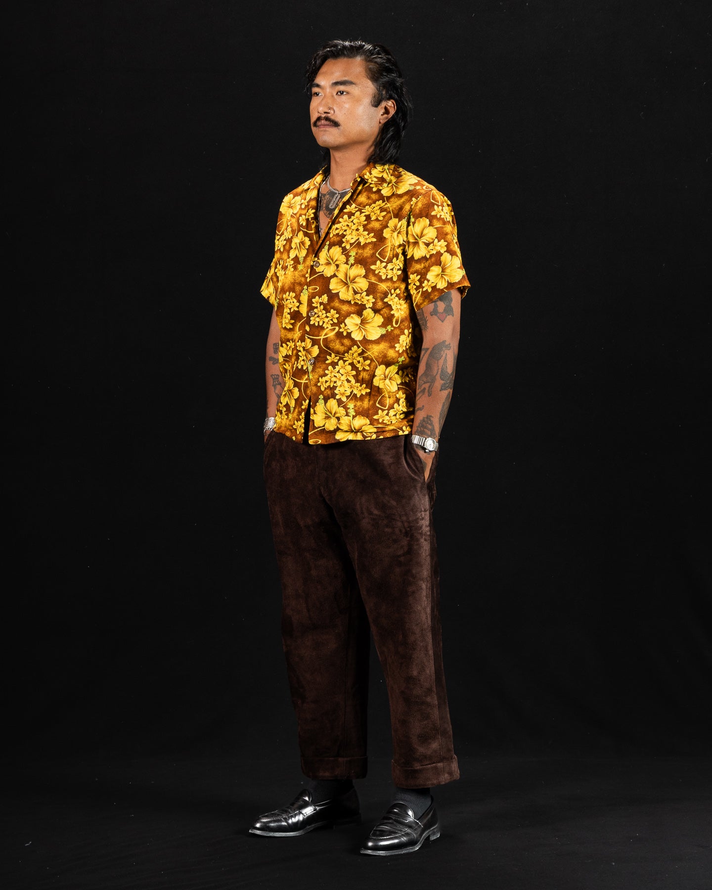 Monad London Wysman Pant - Brown British Calf Roughout - Standard & Strange