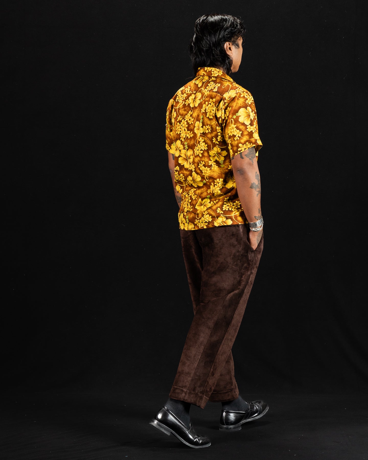 Monad London Wysman Pant - Brown British Calf Roughout - Standard & Strange