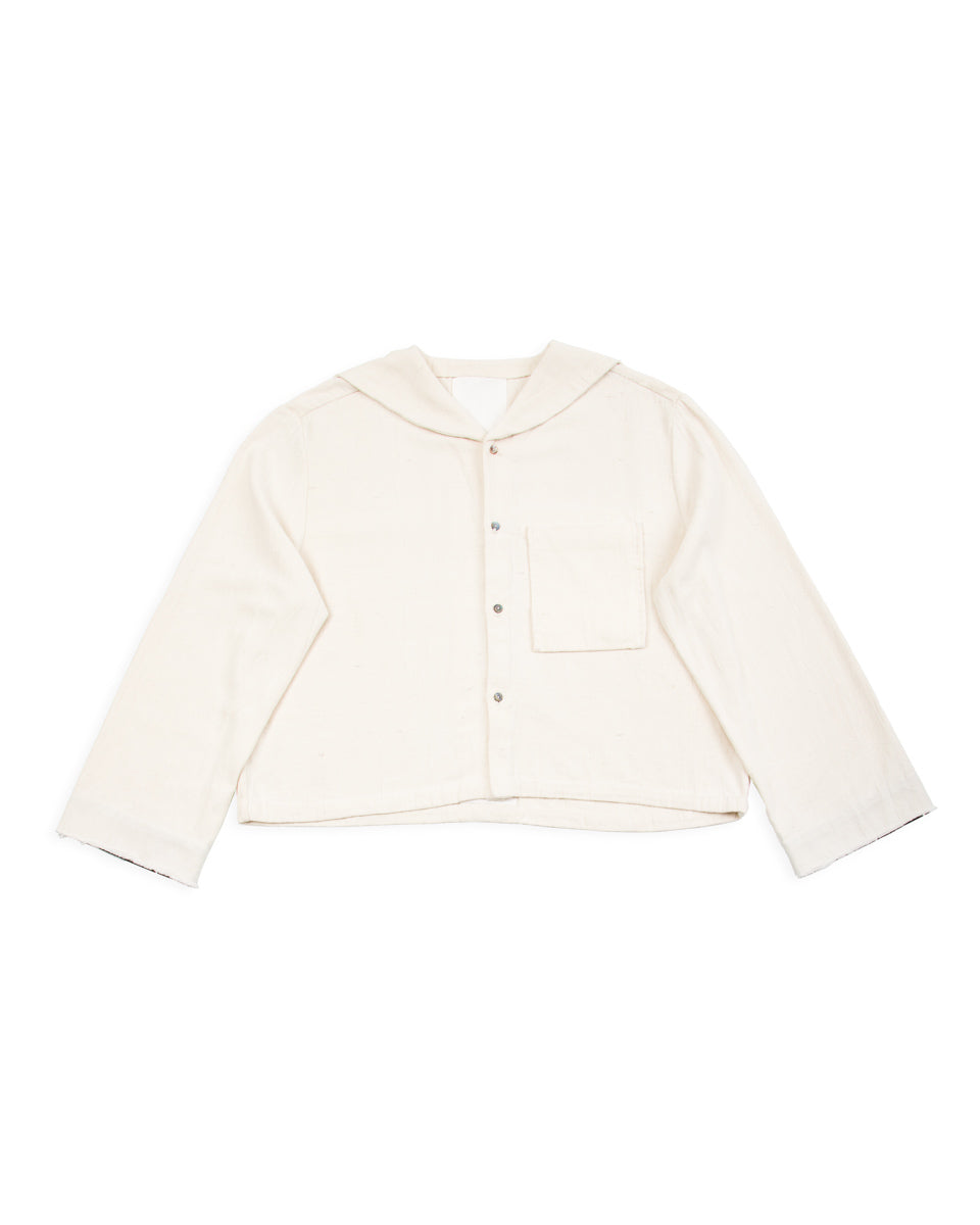 Monad London Gray Shirt - Natural Handwoven Nigerian Cotton - Standard & Strange