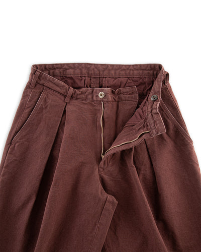 Monitaly Ekusy Pants - Cotton Twill Brown - Standard & Strange
