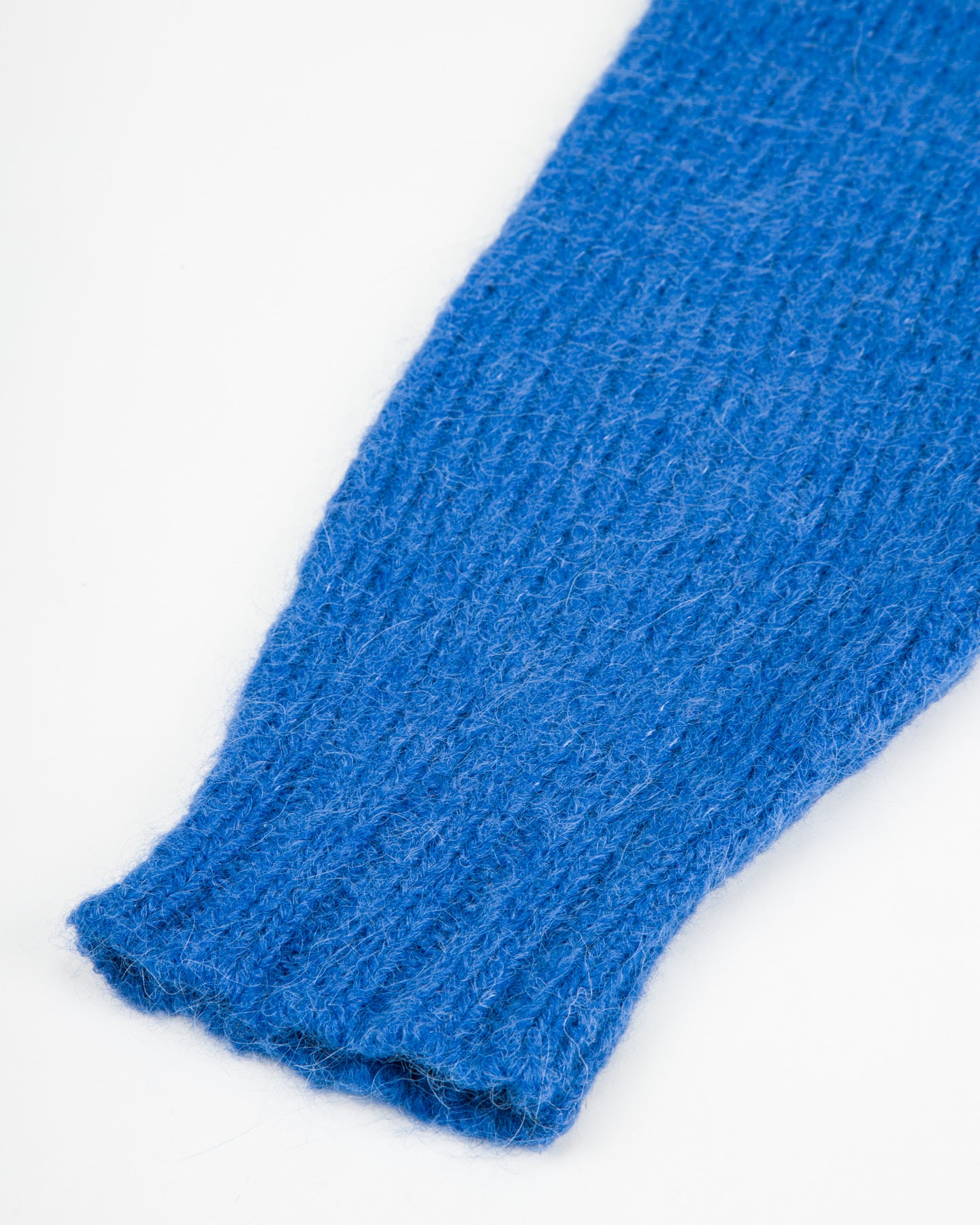 Monitaly Shaggy Alpaguan Crewneck - Blue - Standard & Strange