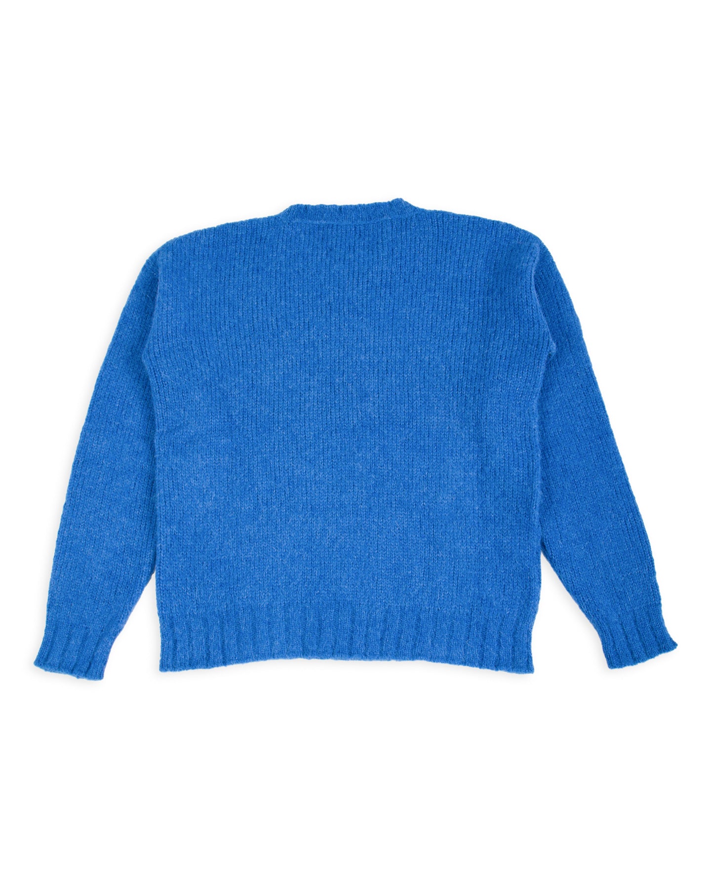 Monitaly Shaggy Alpaguan Crewneck - Blue - Standard & Strange