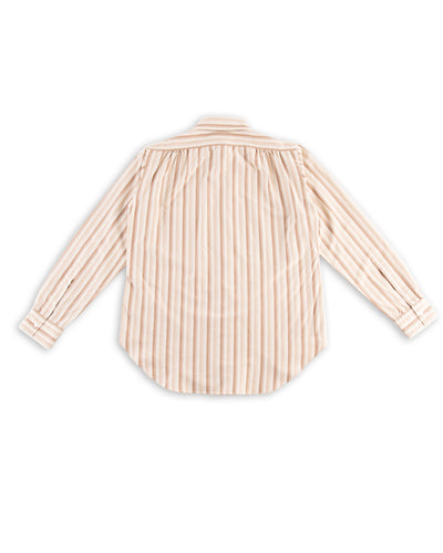 MotivMfg Authentic Fit BD Shirt - Pink Stripe Silk Cotton Fine Poplin - Standard & Strange