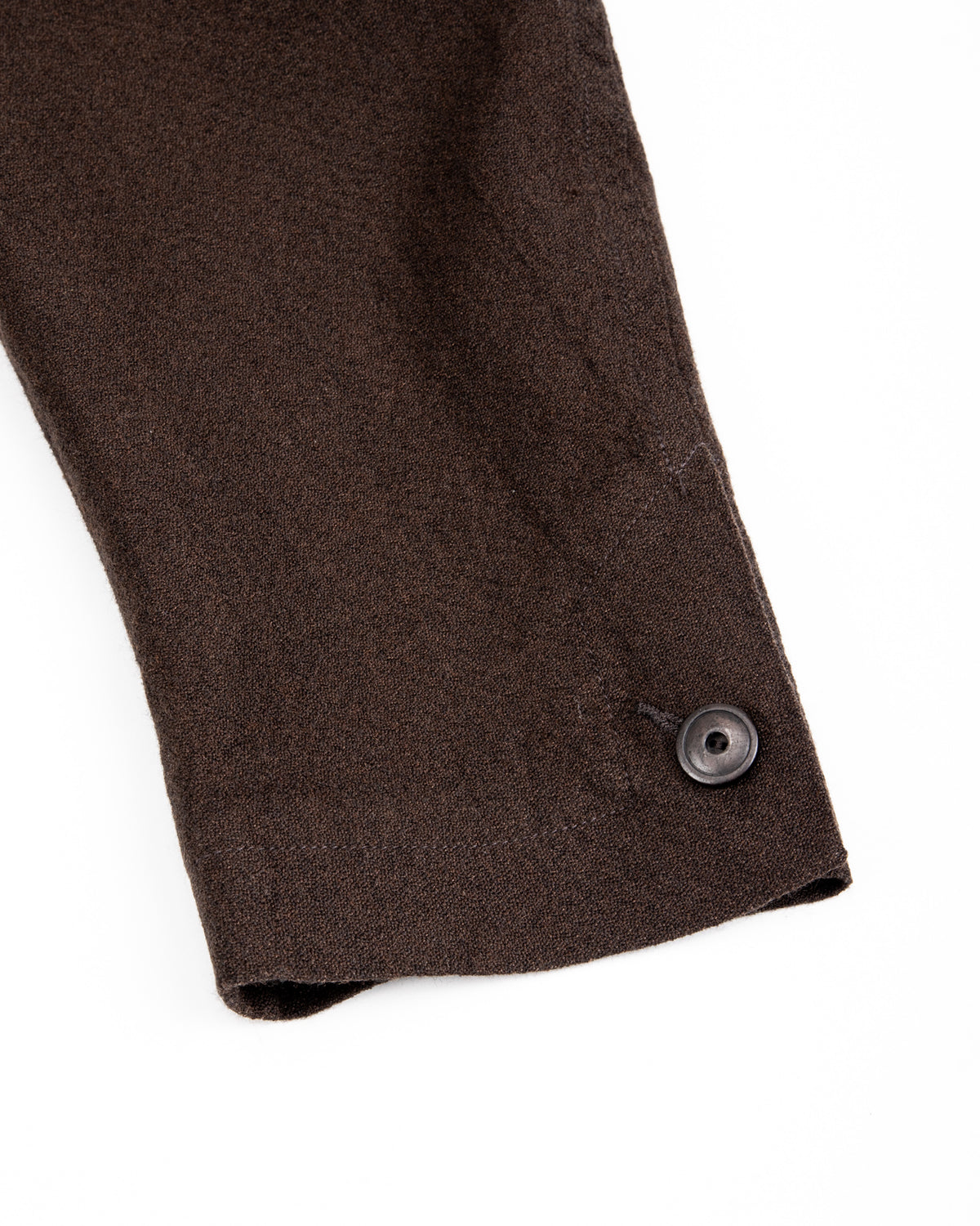 MotivMfg Continental Sack Jacket - Espresso Wool Linen Crepe - Standard & Strange