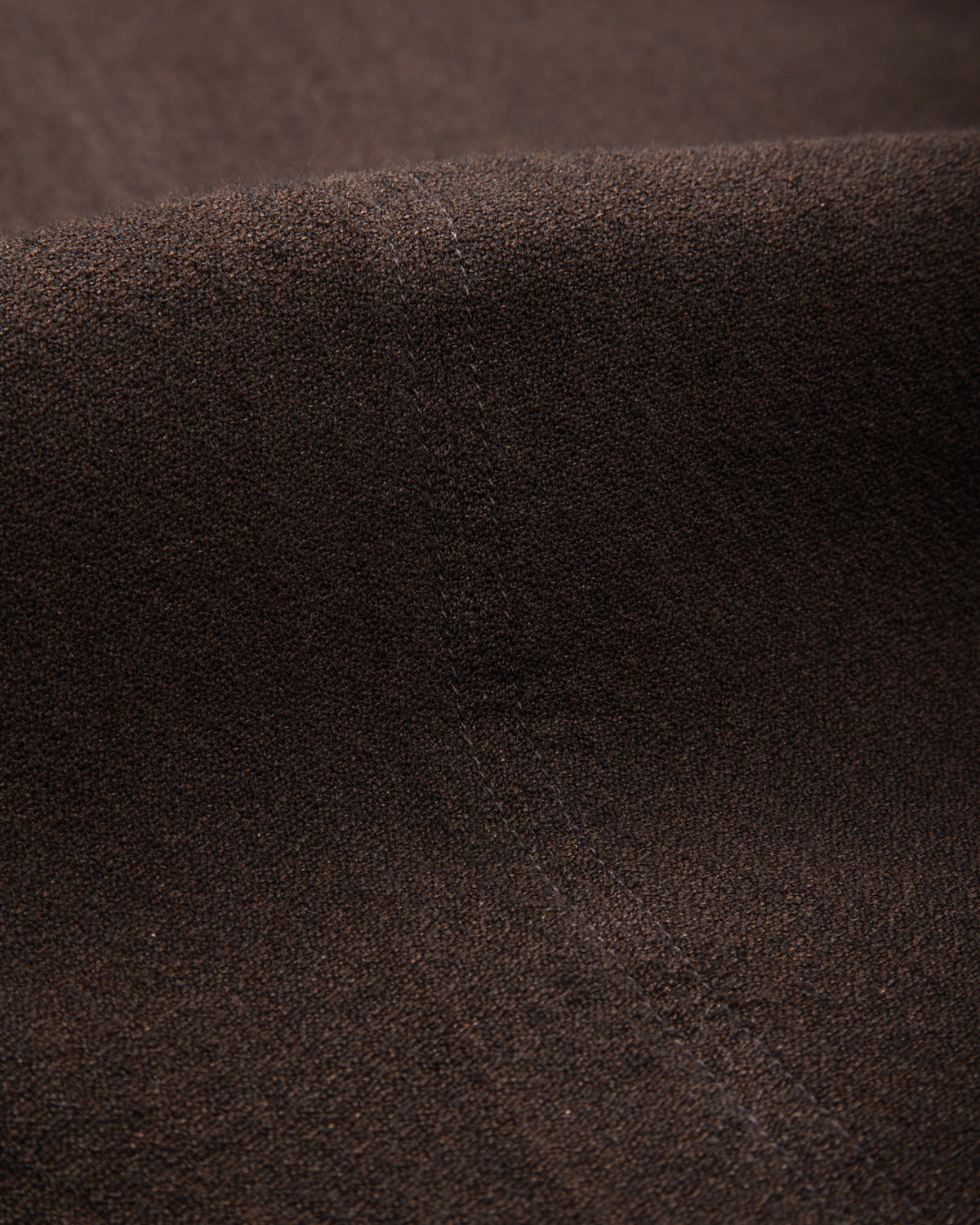 MotivMfg Continental Sack Jacket - Espresso Wool Linen Crepe - Standard & Strange