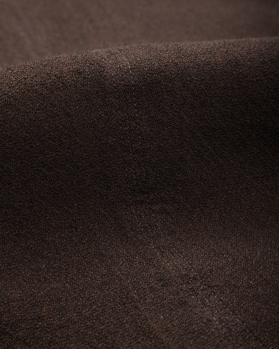 MotivMfg Continental Sack Jacket - Espresso Wool Linen Crepe - Standard & Strange