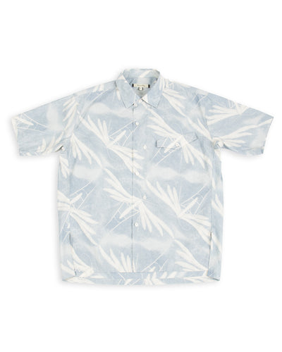 MotivMfg Dala Shirt - Moth Print Cotton Silk Broadcloth - Standard & Strange