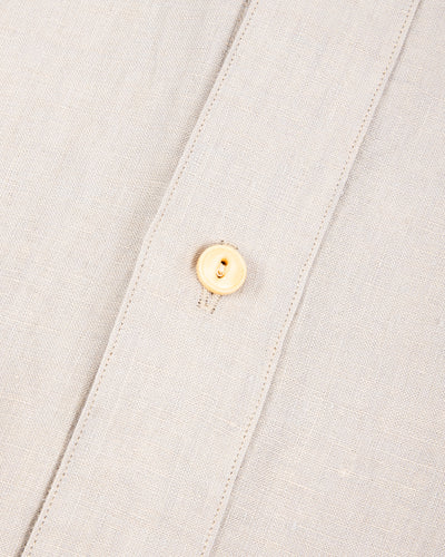 MotivMfg Draughtsman Shirt - Light Chambray Superfine Linen Broadcloth - Standard & Strange