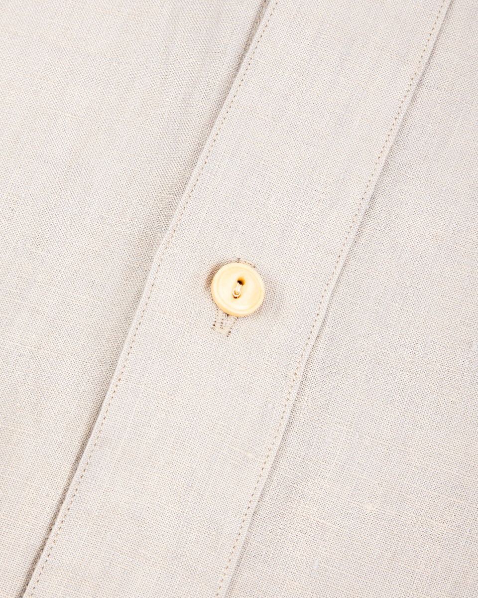 MotivMfg Draughtsman Shirt - Light Chambray Superfine Linen Broadcloth - Standard & Strange