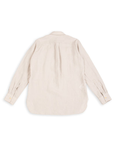 MotivMfg Draughtsman Shirt - Light Chambray Superfine Linen Broadcloth - Standard & Strange