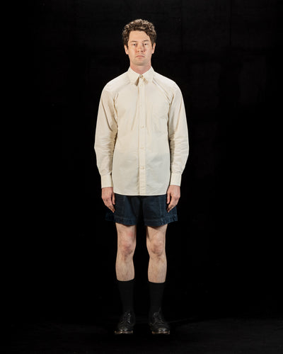 MotivMfg Draughtsman Shirt - Natural Cotton Hemp Broadcloth - Standard & Strange