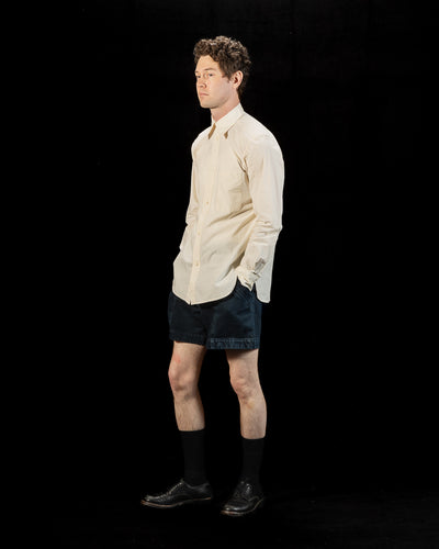 MotivMfg Draughtsman Shirt - Natural Cotton Hemp Broadcloth - Standard & Strange