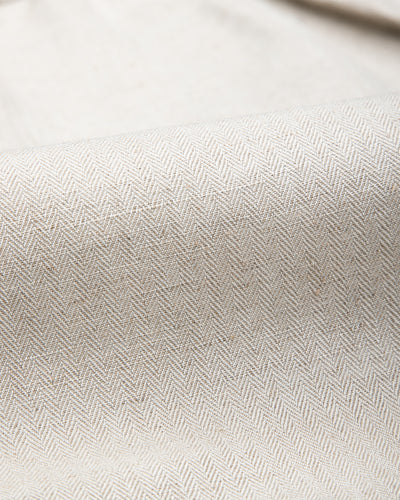 MotivMfg Oblique Shorts - Natural Silk Linen Fine HBT - Standard & Strange