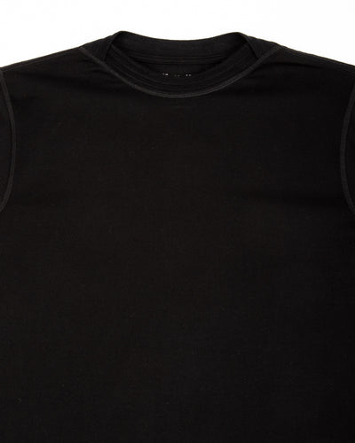 MotivMfg Shuttle T-Shirt - Black Cotton Silk Jersey - Standard & Strange