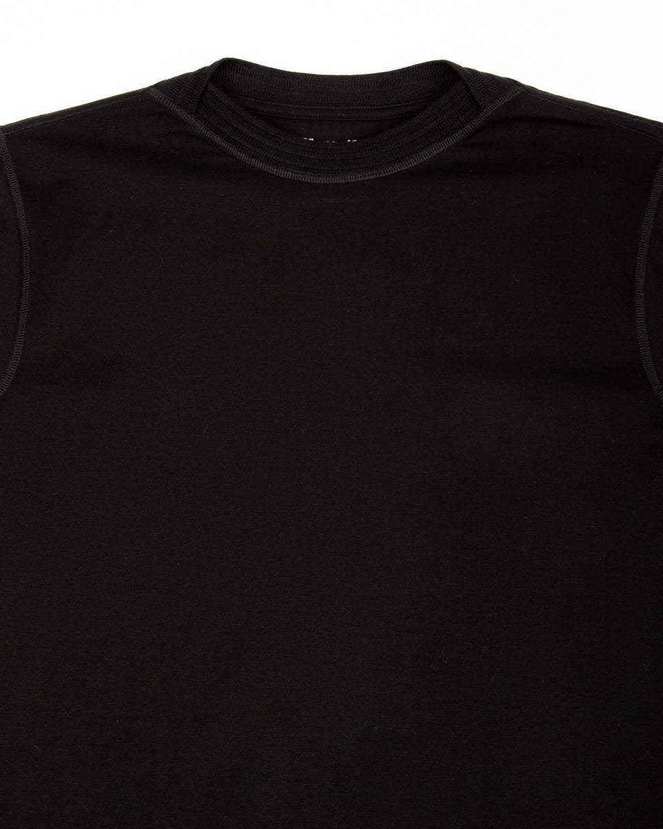 MotivMfg Shuttle T-Shirt - Black Cotton Silk Jersey - Standard & Strange
