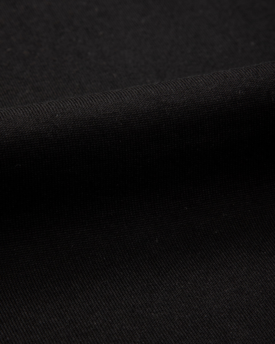 MotivMfg Shuttle T-Shirt - Black Cotton Silk Jersey - Standard & Strange