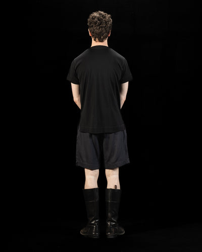 MotivMfg Shuttle T-Shirt - Black Cotton Silk Jersey - Standard & Strange