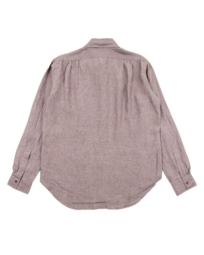 MotivMfg Authentic Fit BD Shirt - Violet Superfine Linen Broadcloth - Standard & Strange