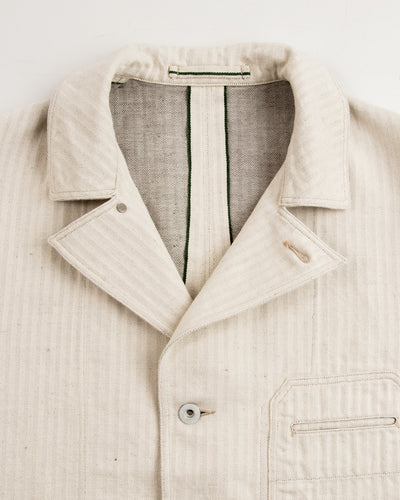 MotivMfg Castel Denim Jacket - Original Herringbone Denim/Natural - Standard & Strange