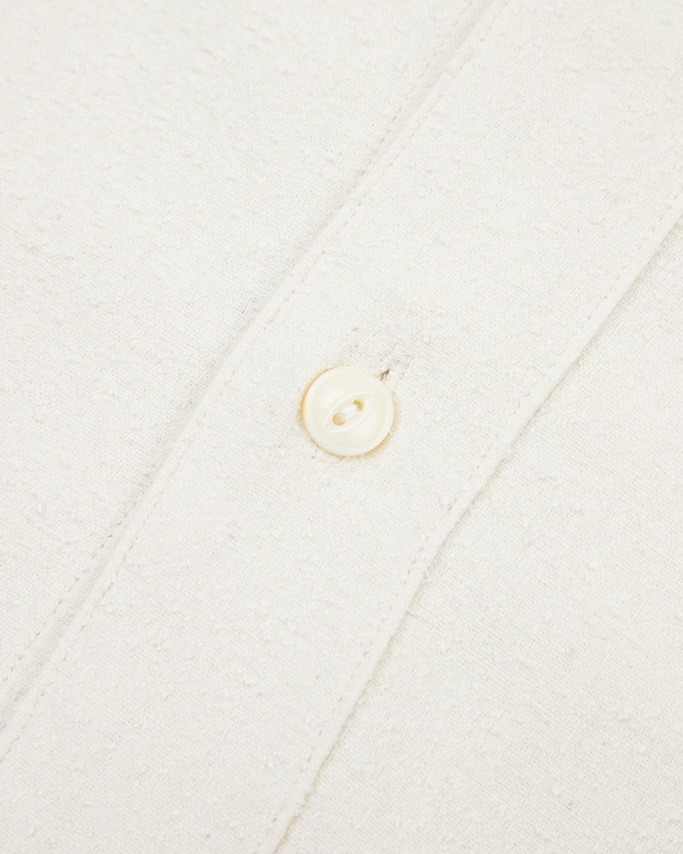 MotivMfg Draughtsman Shirt  - Eggshell Tussah Silk - Standard & Strange