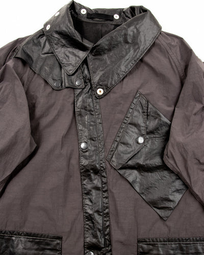 MotivMfg Hybrid Parka - Charcoal Japanese Shrunk Nylon - Standard & Strange